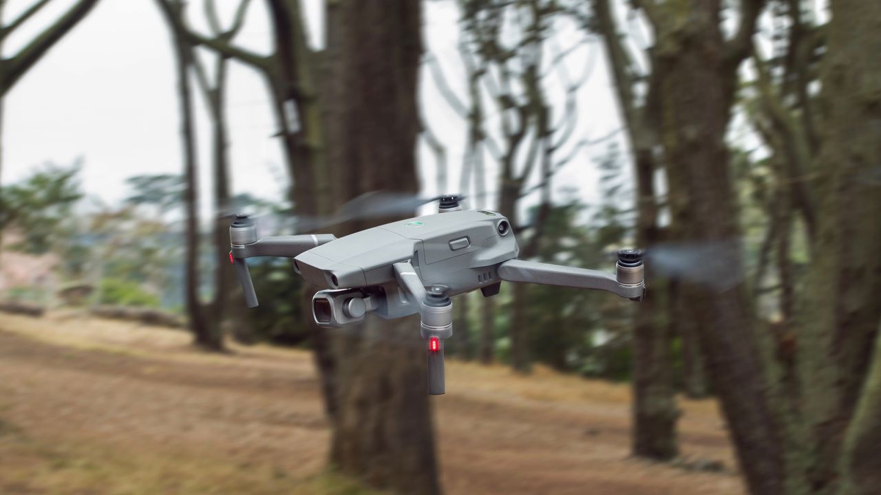 DJI Mavic 2 Pro in the woods