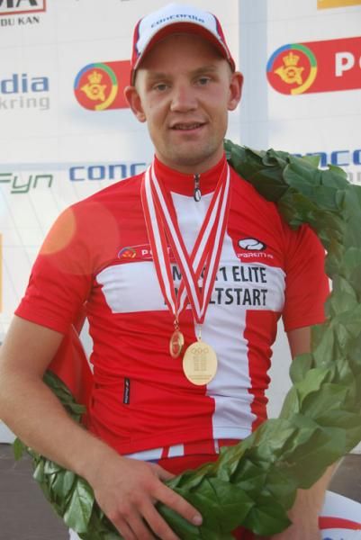 Danish time trial champion Rasmus Quaade (Team Concordia Forsikring)