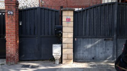 This photograph taken on July 22, 2026, shows the residence of model agent Daniel Siad in Colombes, north-western suburb of Paris, where he was found dead on July 20. 