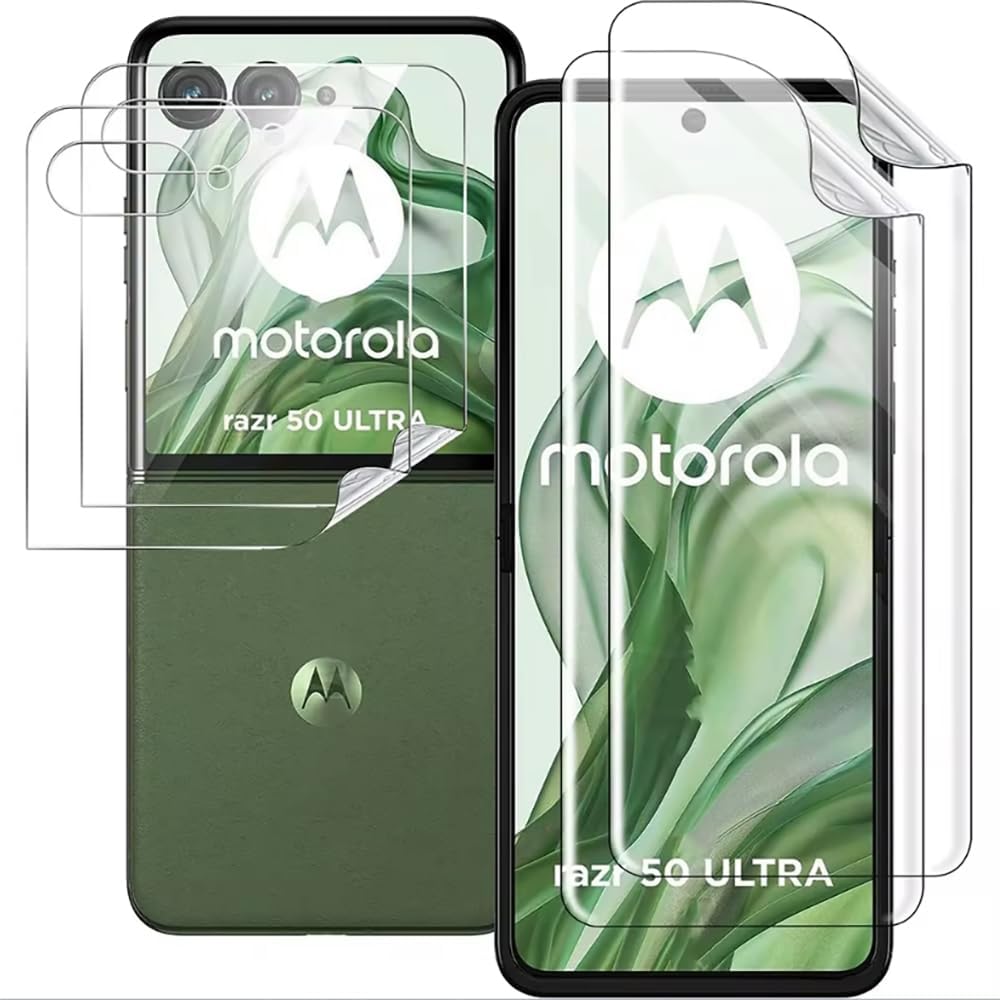 Foebxxs 2 Pcs Hydrogel Screen Protector for Motorola Razr 50 Ultra