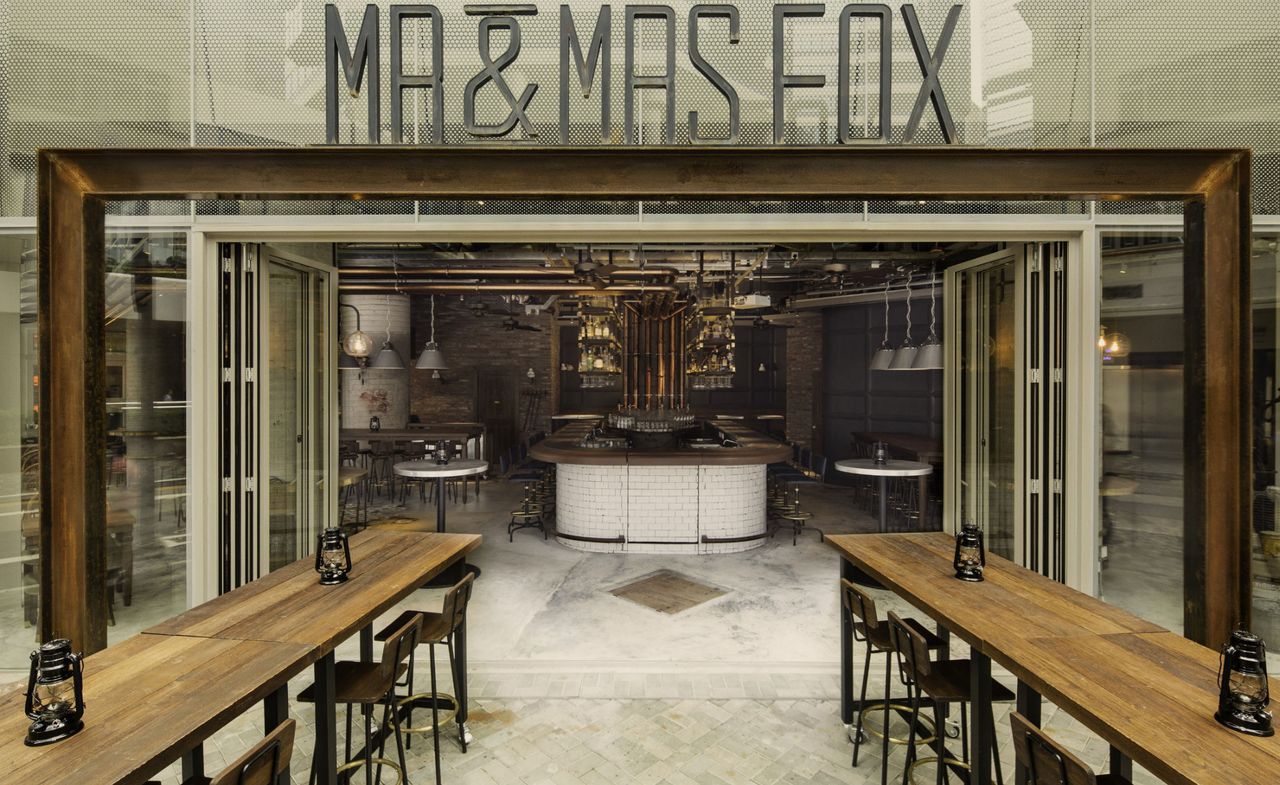  Mr &amp; Mrs Fox restaurant in Hong Kong