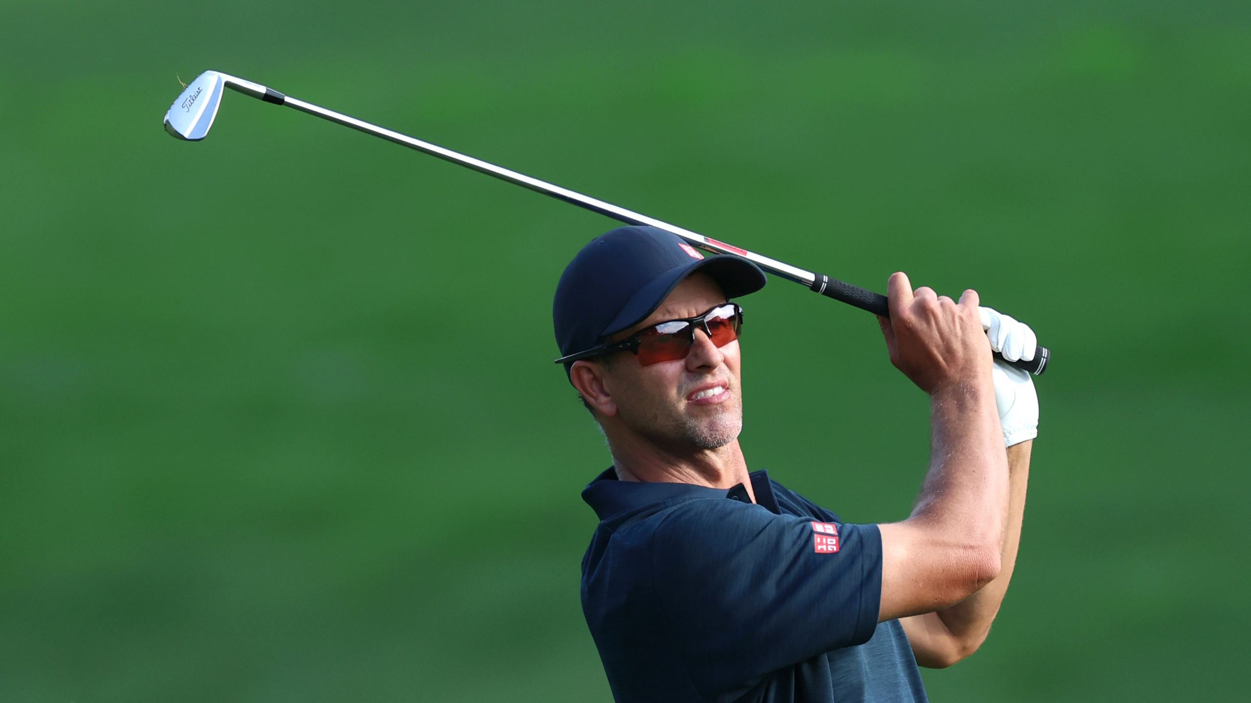 Photo of Adam Scott using his Titleist irons
