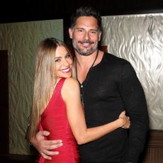 Joe Manganiello and Sofía Vergara attend the New Year’s party at Planet Hollywood in 2014