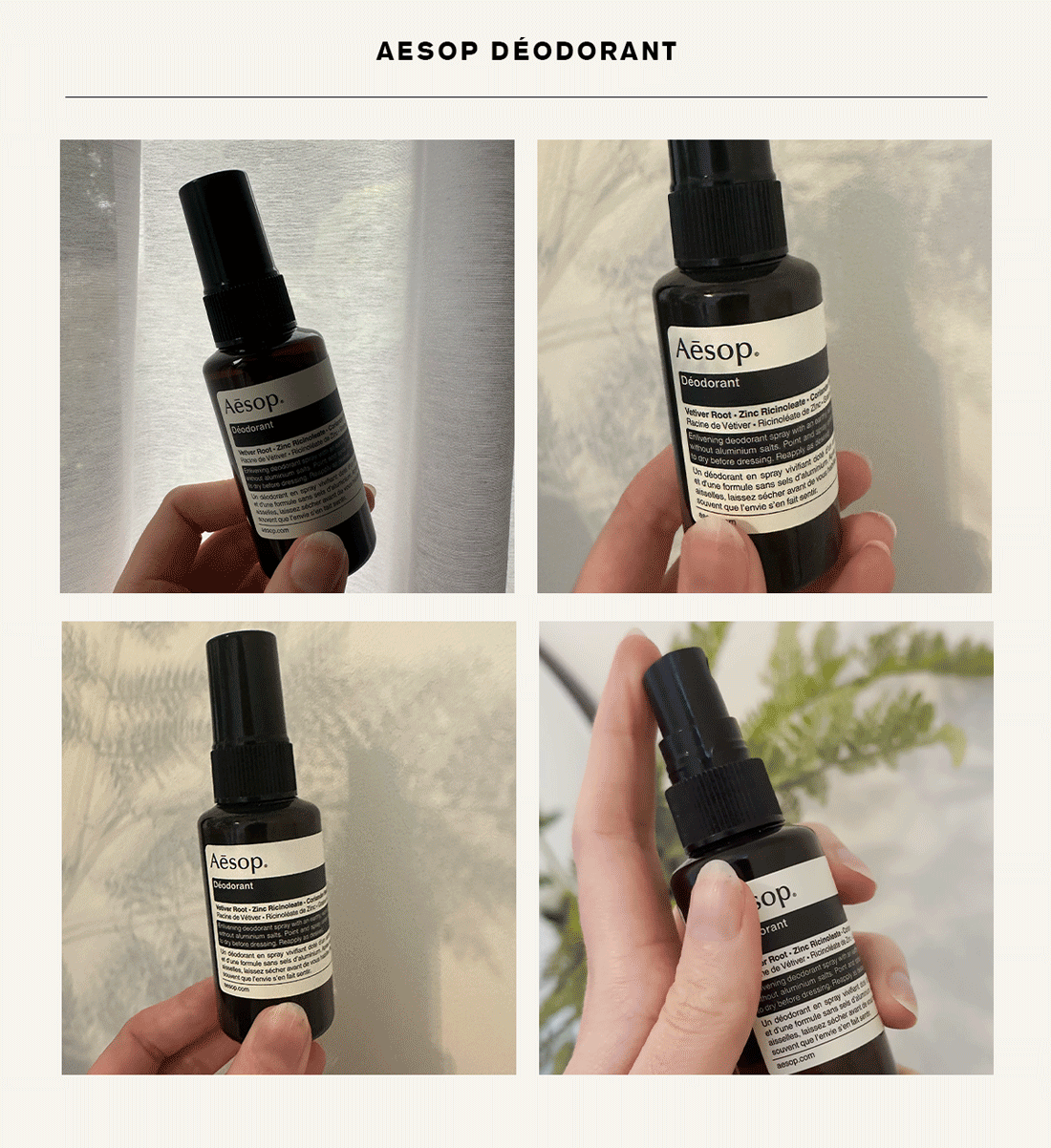 Aesop deodorant review