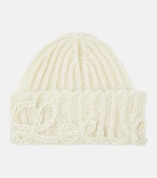 Logo Mohair-Blend Beanie