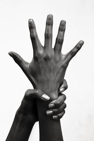Hand, Finger, Black-and-white, Gesture, Human, Arm, Monochrome, Stock photography, Sign language, Photography,