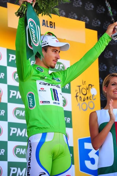 Peter Sagan (Cannondale) has a commanding lead in the points classification