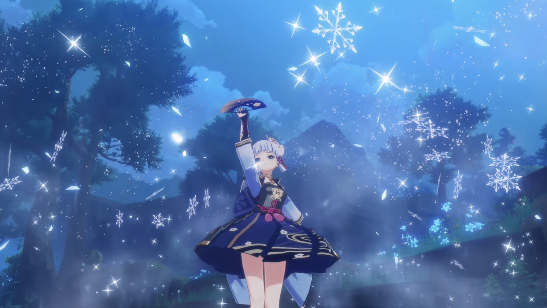 Steam Workshop::Cute Winter Anime Girl Animated(FULL HD)(Banner Version)