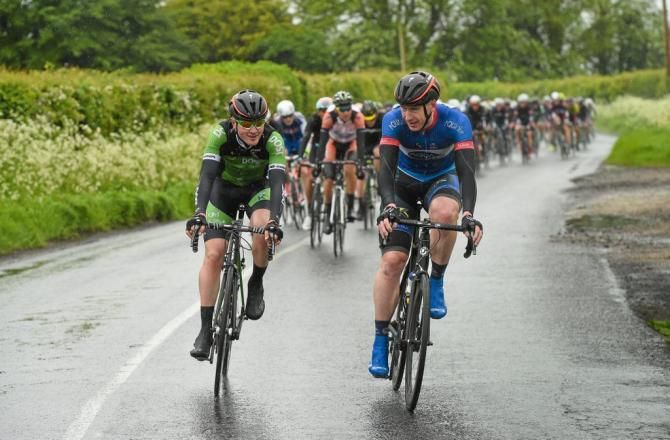 The peloton rides through Delvin