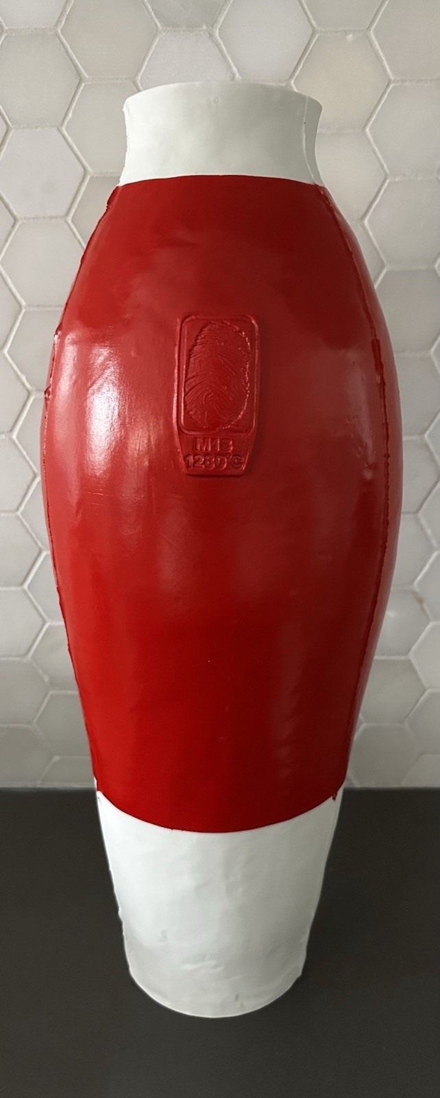 Hella Jongerius &amp;ldquo;misfit&amp;rdquo; Red White Vase Rare!