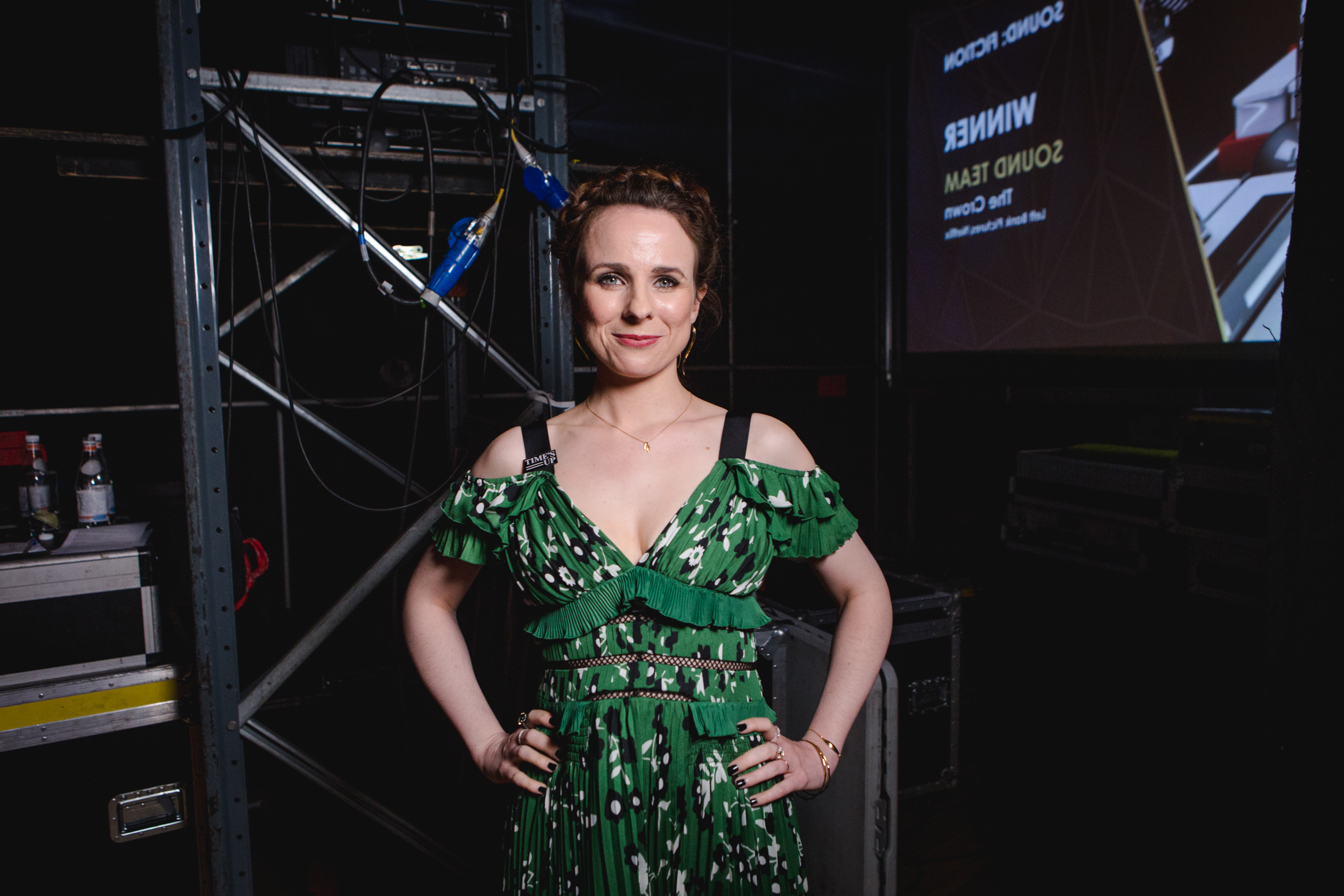 Cariad Lloyd at the British Academy Television Craft Awards in 2018.
