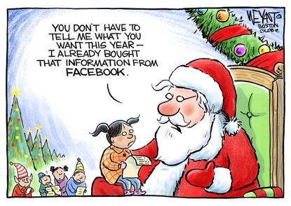 U.S. Facebook information Santa Claus data wish list