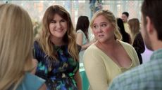 Jillian Bell and Amy Schumer in a still from Netflix's new movie Kinda Pregnant 