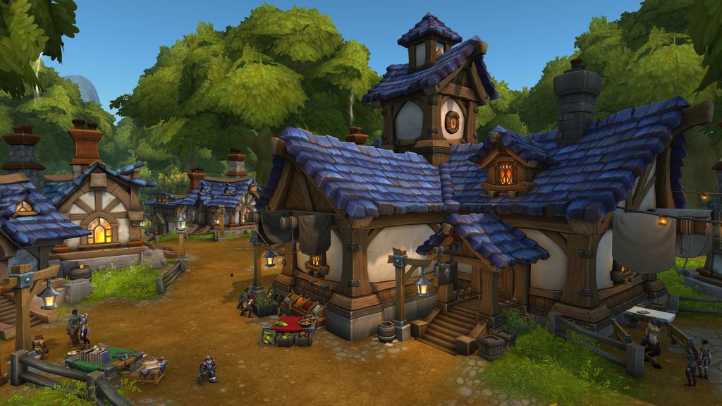 Promotional screenshot of Player Housing in World of Warcraft: Midnight