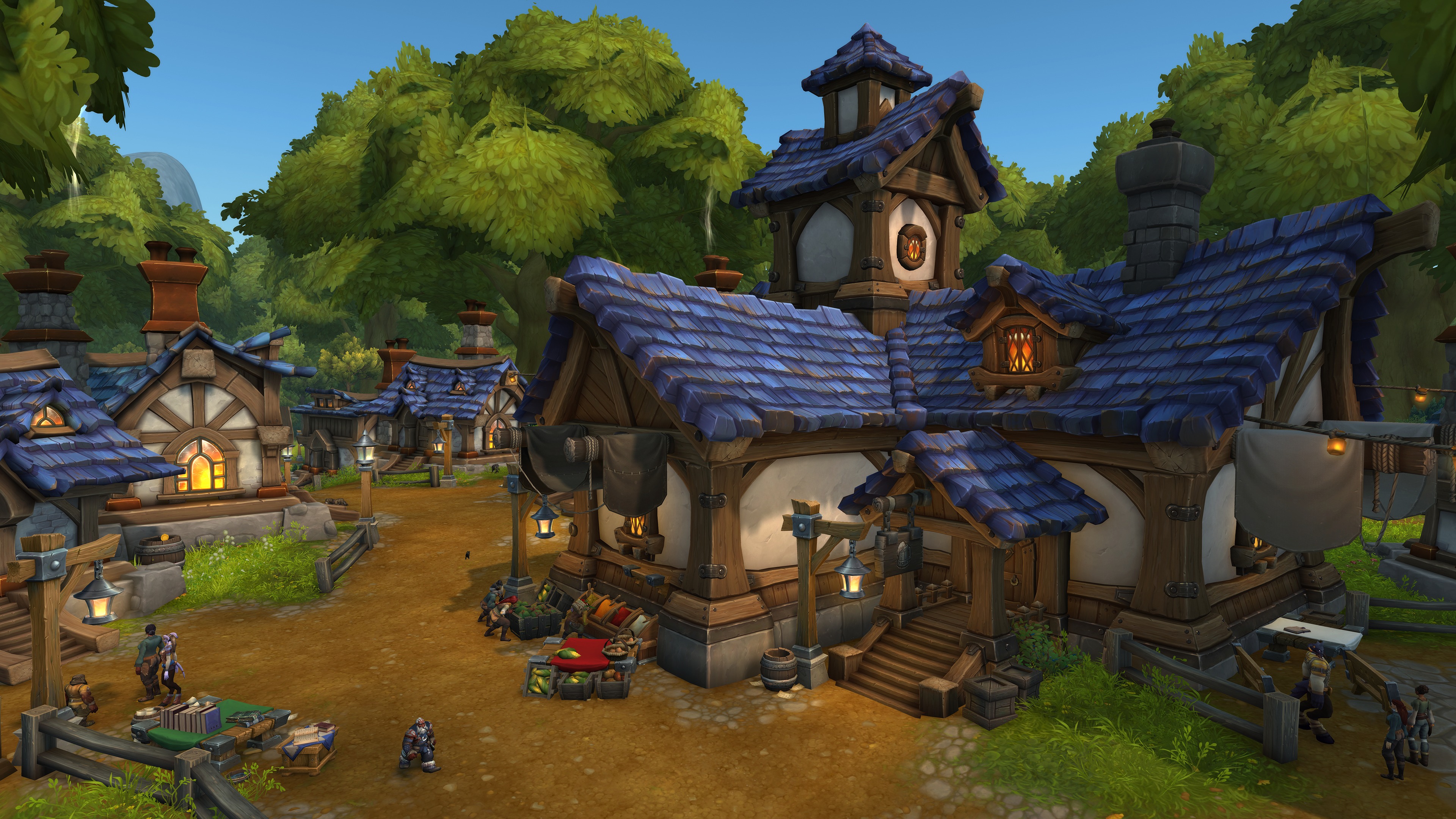 Promotional screenshot of Player Housing in World of Warcraft: Midnight