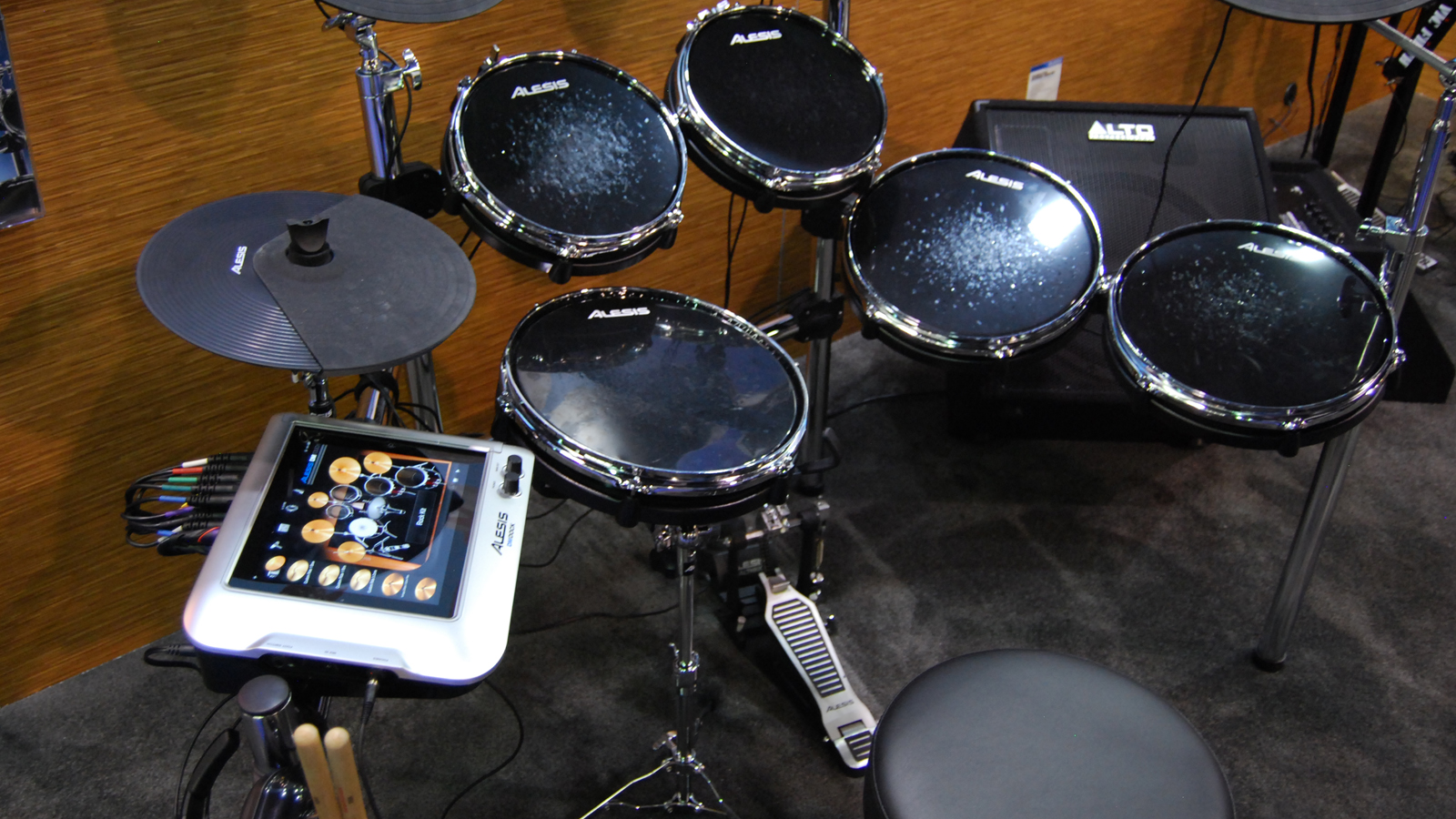 Alesis DM Dock kit on the showfloor