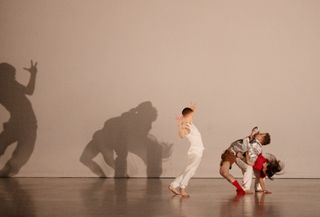 Dancers in Wales Bonner Wayne McGregor dance piece