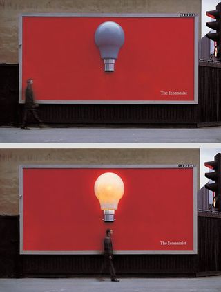 Billboard advertising: The Economist