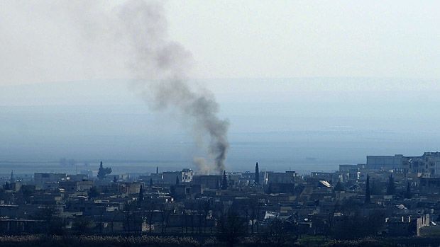 Syrian border town Kobane 