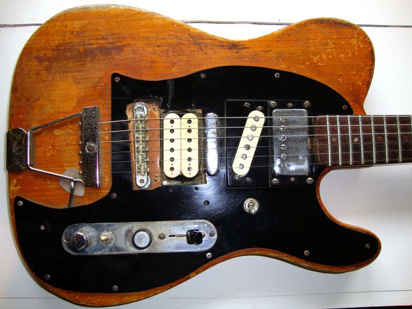 Steve Morse's Telecaster - body detail