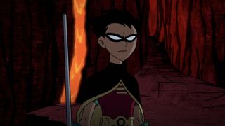 Scott Menville as Robin on Teen Titans
