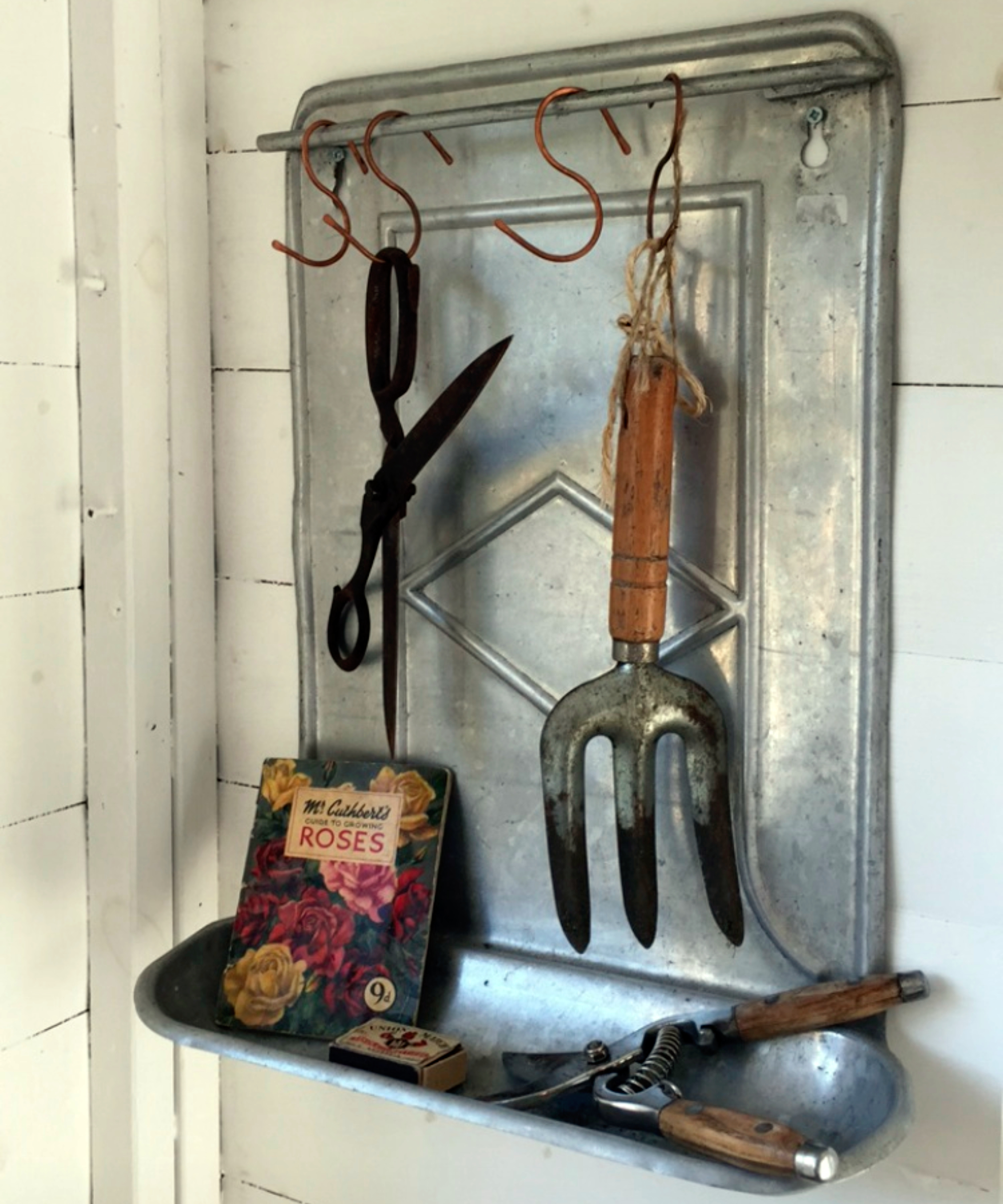 vintage item used for shed storage