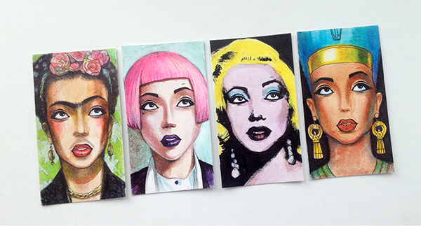 make-up artist business cards