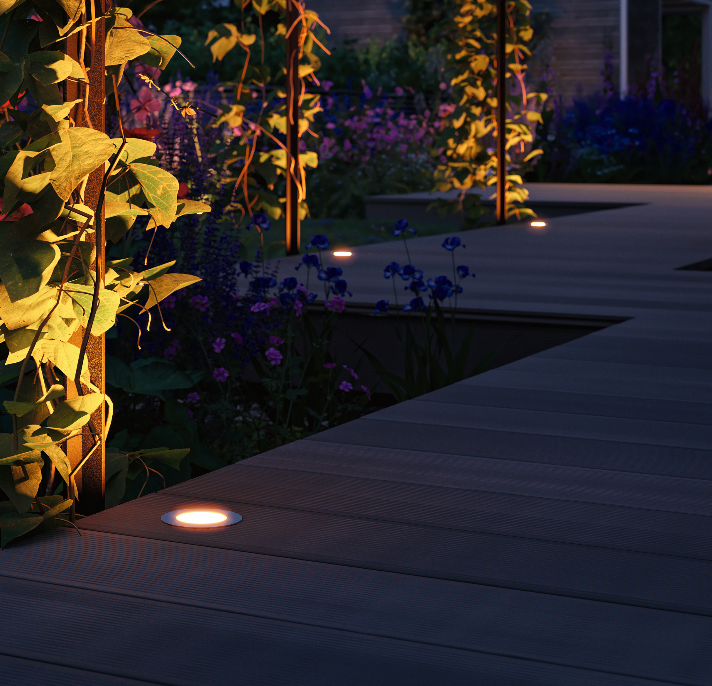 outdoor path LED spotlights