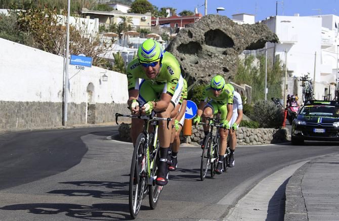 Team Cannondale in action