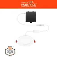 Commercial Electric Canless Recessed Lighting Powered by Hubspace