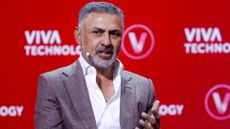 Nikesh Arora, chairman and CEO of Palo Alto Networks, pictured at the VivaTech trade show at the Parc des Expositions de la Porte de Versailles on June 11, 2025, in Paris