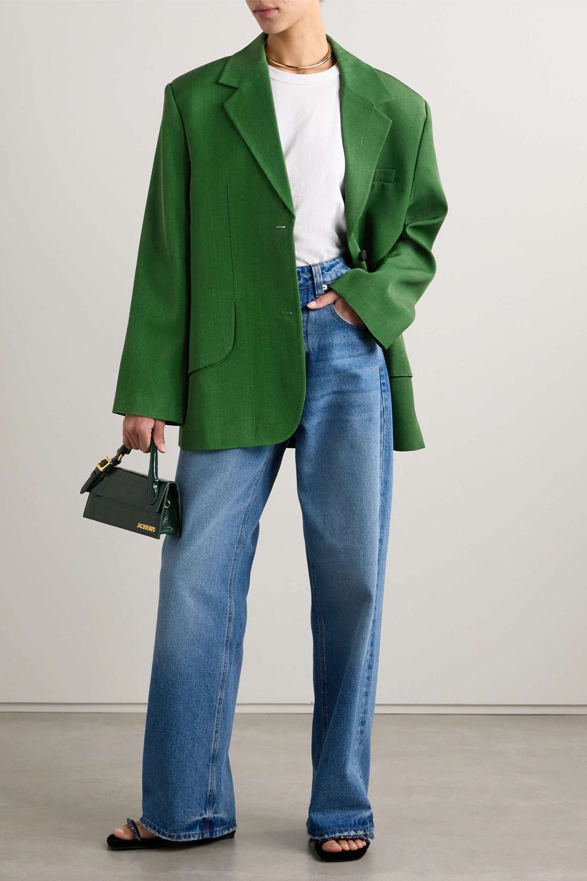 JACQUEMUS Titolo woven blazer