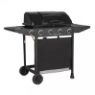 15. Argos Home 4 Burner Gas BBQ with Side Burner