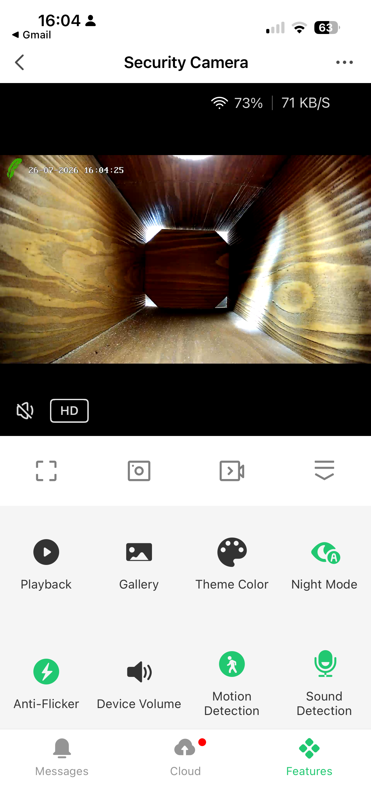 Screenshots from the Green Feathers app