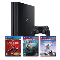 PS4 Pro con Spider-Man, Horizon Zero Dawn: Complete Edition y God of War: $466.96$299.99 en Amazon