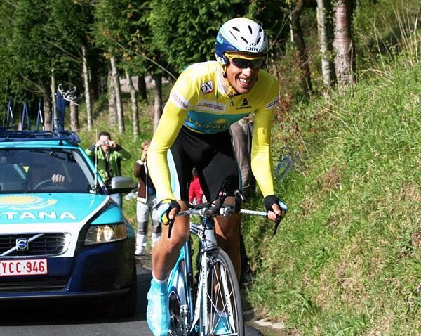 Alberto Contador (Astana) again rode strongly