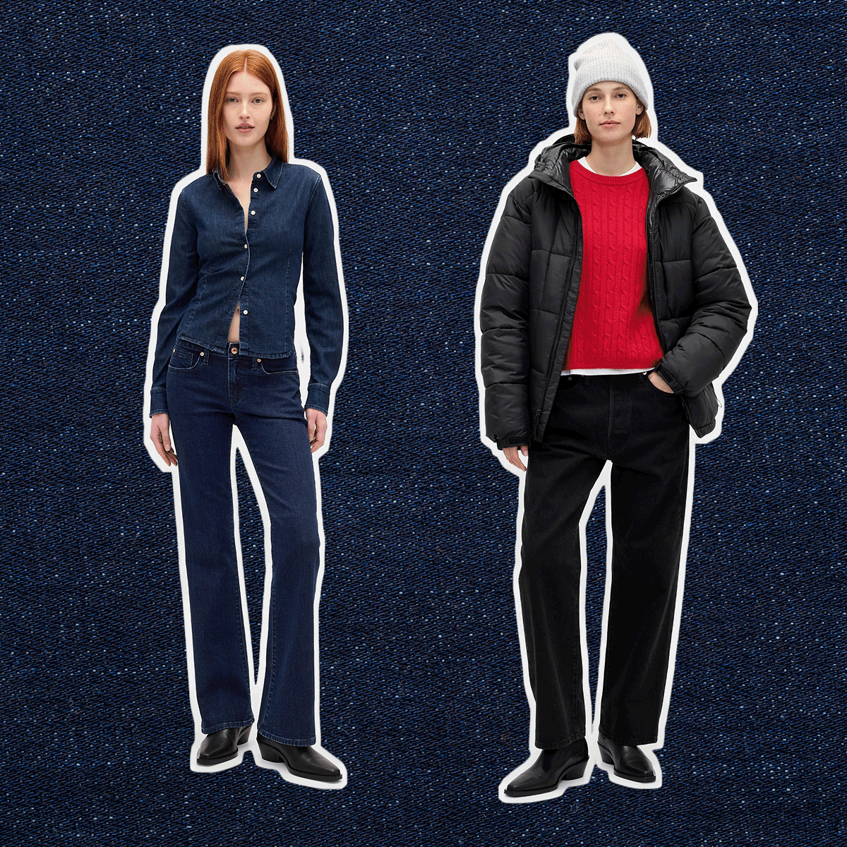 GIF of Gap Winter Collections