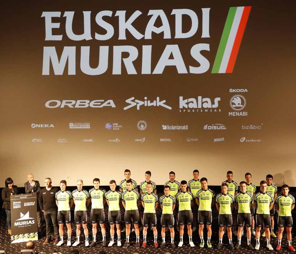 The 2018 Euskadi-Murias team.