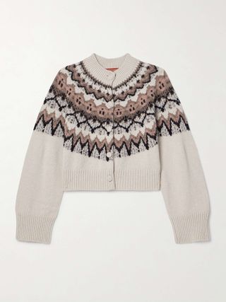 Barnum Fair Isle Wool-Blend Cardigan