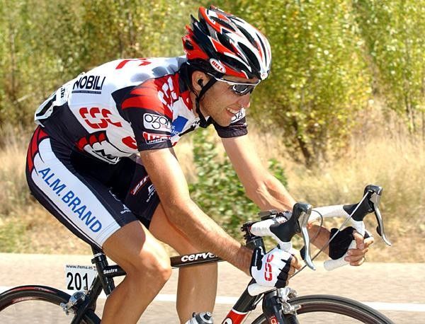 Carlos Sastre (CSC) on track for a podium place
