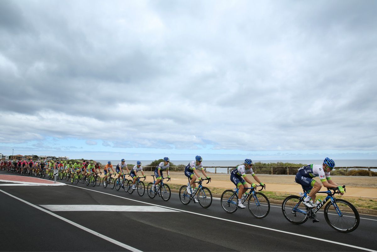 Michael Hepburn spent the majority of the Tour Down Under on the front of the peloton for Orica-GreenEdge