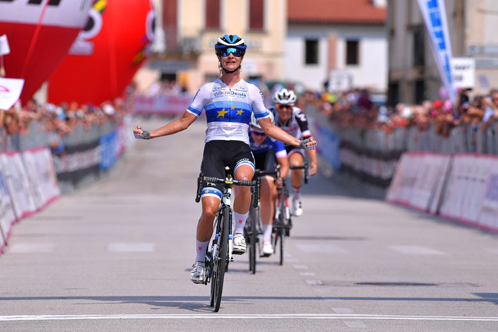 Marianne Vos (Waowdeals) won the eighth stage at the Giro Rosa on Friday in Breganze