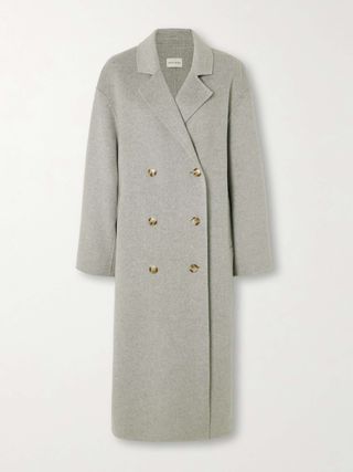 Borneo Double-Breasted Wool and Cashmere-Blend Coat