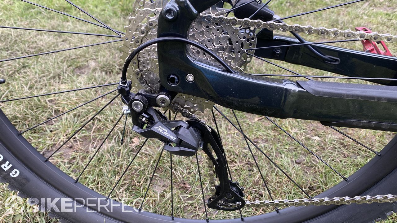 Shimano Alivio cassette and mech on the Specialized Turbo Tero 3.0