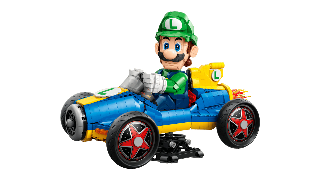 Luigi Mario Kart LEGO set