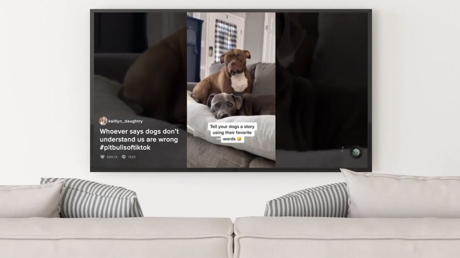 TikTok app on Samsung TVs