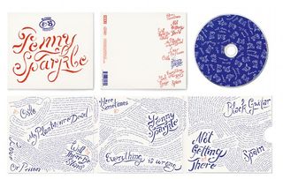 The packaging for this album by Blonde Redhead features Stefanie Weigler's hand-rendered type throughout