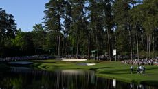 The 16th green at Augusta National during The Masters 