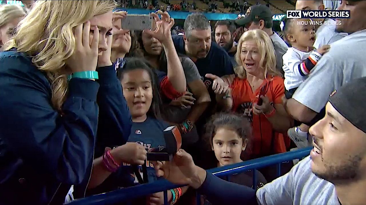 Carlos Correa proposes on camera