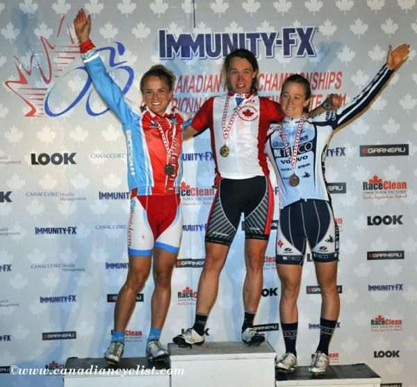 The women's RR podium.